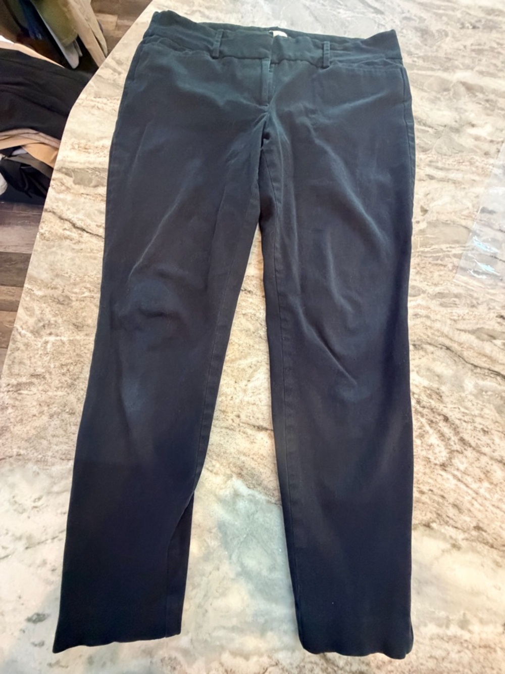 LOFT Black Work Pants Size 10 Original Fit Straight Leg Career Office